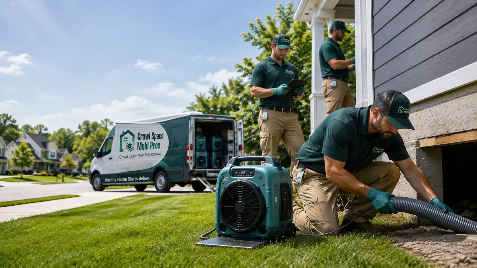 Crawl Space Mold Removal in Speed, NC
